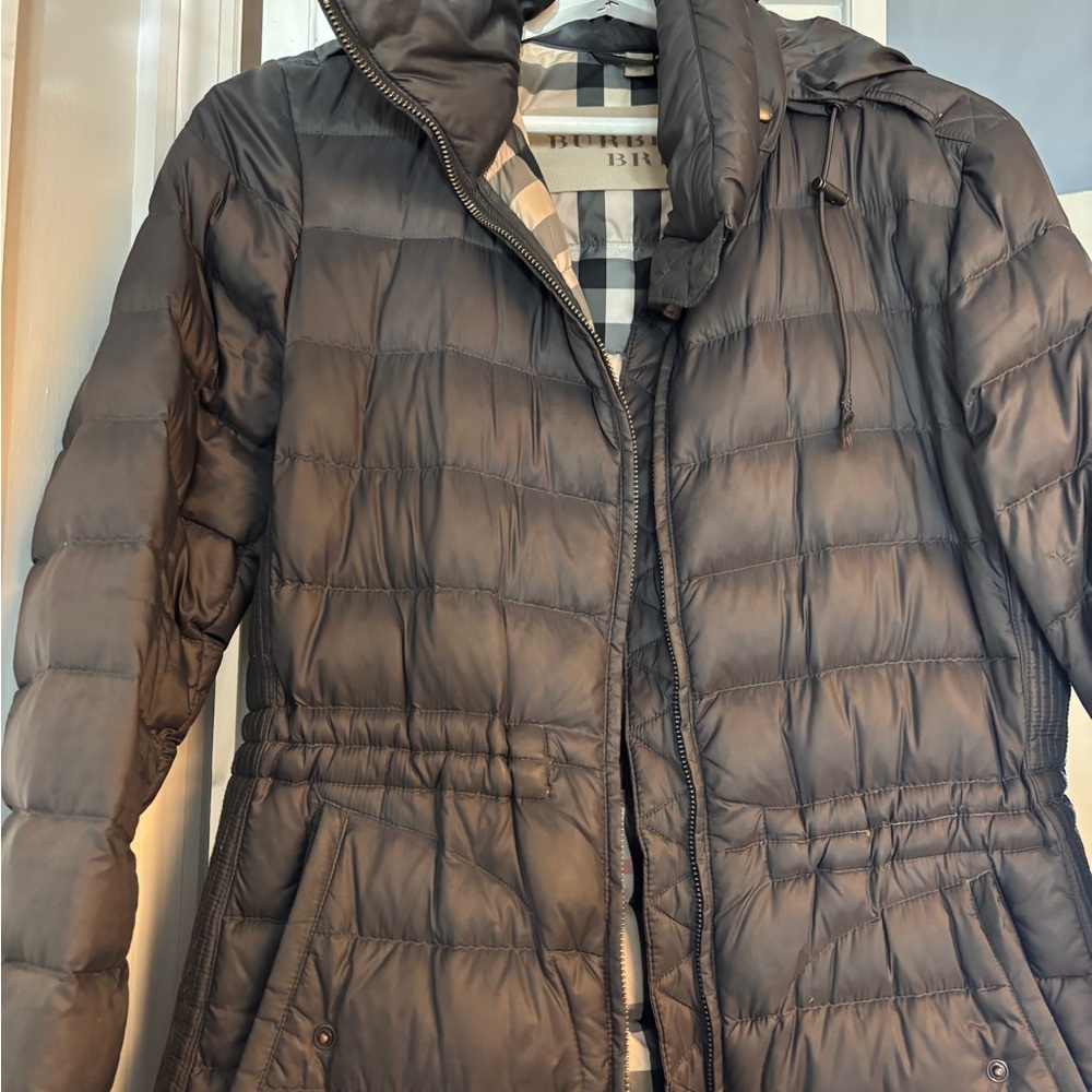 Burberry Brit Women's Gray Puffer Jacket
